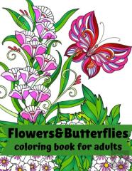 Flowers And Butterflies Coloring Book