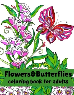 Bertrand.pt - Flowers And Butterflies Coloring Book