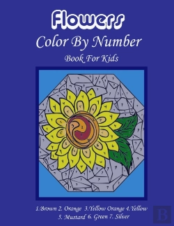 Bertrand.pt - Flowers Color By Number Book For Kids
