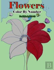 Flowers Color By Number For Kids Ages 6-10