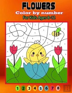 Bertrand.pt - Flowers Color By Number For Kids Ages 8-12