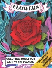 Flowers Coloring Book For Adults Relaxation