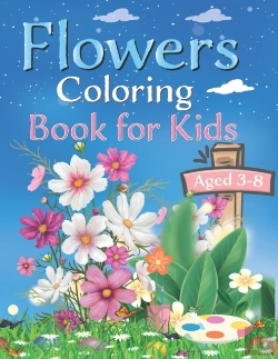 Bertrand.pt - Flowers Coloring Book For Kids Ages 4-8