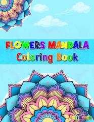 Flowers Mandala Coloring Book