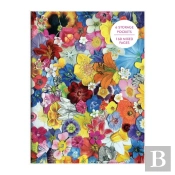 Flowers Pvc Multi-Pocket Cover Journal