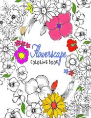 Flowerscape Coloring Book