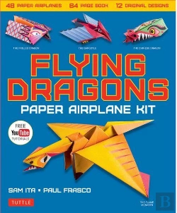 Bertrand.pt - Flying Dragons Paper Airplane Kit /Anglais