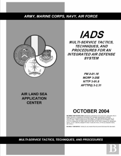 Bertrand.pt - Fm 3-01.15 Multi-Service Tactics, Techniques, And Procedures For An Integrated Air Defense System