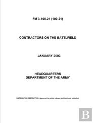Fm 3-100.21 Contractors On The Battlfield