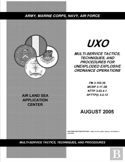 Bertrand.pt - Fm 3-100.38 Multi-Service Tactics, Techniques, And Procedures For Unexploded Explosive Ordnance Operations