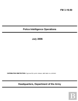 Bertrand.pt - Fm 3-19.50 Police Intelligence Operations