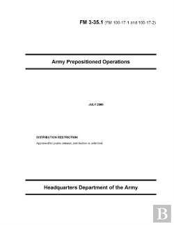 Bertrand.pt - Fm 3-35.1 Army Prepositioned Operations