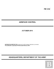 Fm 3-52 Airspace Control