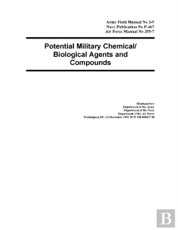 Bertrand.pt - Fm 3-9 Potential Military Chemical/ Biological Agents And Compounds