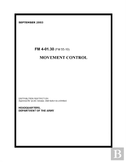 Bertrand.pt - Fm 4-01.30 Movement Control