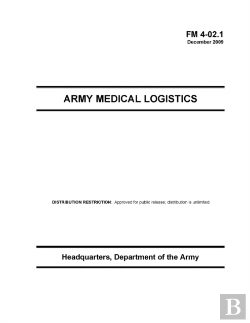 Bertrand.pt - Fm 4-02.1 Army Medical Logistics
