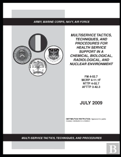 Bertrand.pt - Fm 4-02.7 Multiservice Tactics, Techniques, And Procedures For Health Service Support In A Chemical, Biological, Radiological, And Nuclear Environment