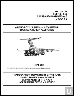 Bertrand.pt - Fm 4-20.102 Airdrop Of Supplies And Equipment