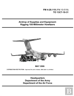 Bertrand.pt - Fm 4-20.119 Airdrop Of Supplies And Equipment
