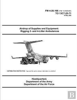 Bertrand.pt - Fm 4-20.166 Airdrop Of Supplies And Equipment