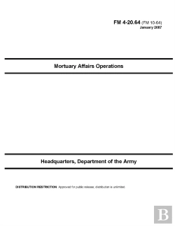 Bertrand.pt - Fm 4-20.64 Mortuary Affairs Operations