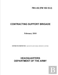 Fm 4-92 Contracting Support Brigade