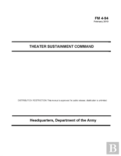 Bertrand.pt - Fm 4-94 Theater Sustainment Command