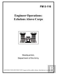 Fm 5-116 Engineer Operations
