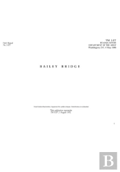 Fm 5-277 Bailey Bridge
