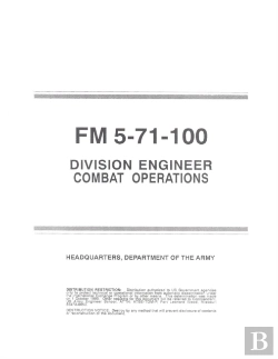 Bertrand.pt - Fm 5-71-100 Division Engineer Combat Operations