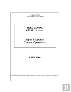 Bertrand.pt - Fm 6-02.45 Signal Support To Theater Operations