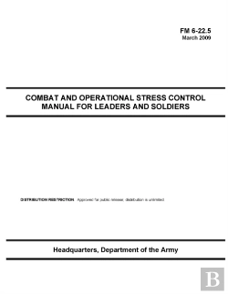 Bertrand.pt - Fm 6-22.5 Combat And Operational Stress Control Manual For Leaders And Soldiers