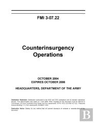 Fmi 3-07.22 Counterinsurgency Operations