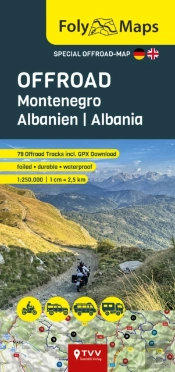 Folymaps Offroad Montenegro And Albania 1:250 000