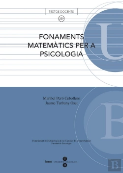 Bertrand.pt - Fonaments Matemàtics Per A Psicologia