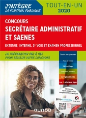 Fonction Publique D'Etat - T03 - Concours Secretaire Administratif Et Saenes - Tout-En-Un - Concours