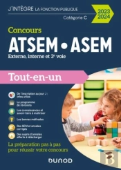Fonction Publique Territoriale ; Concours Atsem/Asem ; Externe, Interne Et 3e Voie ; Tout-En-Un
