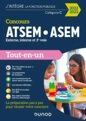 Fonction Publique Territoriale - T01 - Concours Atsem Asem  - 2022-2023 - Externe, Interne Et 3e Voi