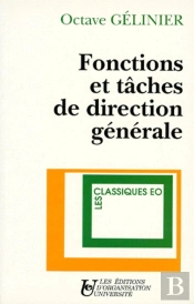 Fonctions Et Taches De Direction Generale
