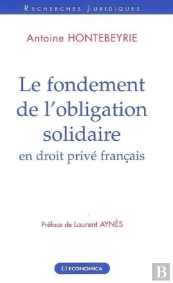 Bertrand.pt - Fondement De L'Obligation Solidaire En Droit Prive Francais (Le)