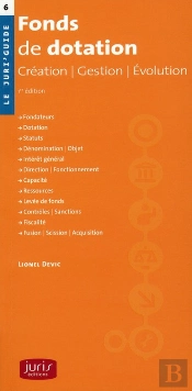 Fonds De Dotation ; Création, Gestion, Évolution
