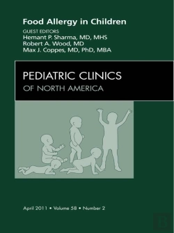 Bertrand.pt - Food Allergy In Children, An Issue Of Pediatric Clinics