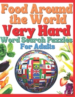 Bertrand.pt - Food Around The World Very Hard Word Search Puzzles For Adults
