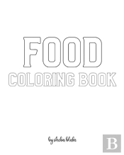Food Coloring Book For Children - Create Your Own Doodle Cover (8x10 Softcover Personalized Coloring Book / Activity Book)