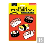Foodie Baby Crinkle Fabric Stroller Book
