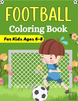 Bertrand.pt - Football Coloring Book For Kids Ages 6-8