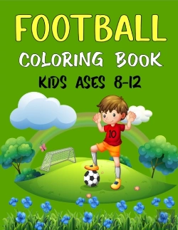 Bertrand.pt - Football Coloring Book Kids Ages 8-12