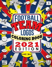 Football Team Logos Coloring Book 2021 Edition