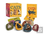 For The Love Of Cats: A Wooden Magnet Set