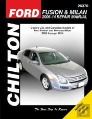 Ford Fusion & Mercury Milan (Chilton)